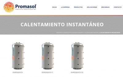 Depósitos para producción instantánea de ACS: Gama Euroquick de PROMASOL