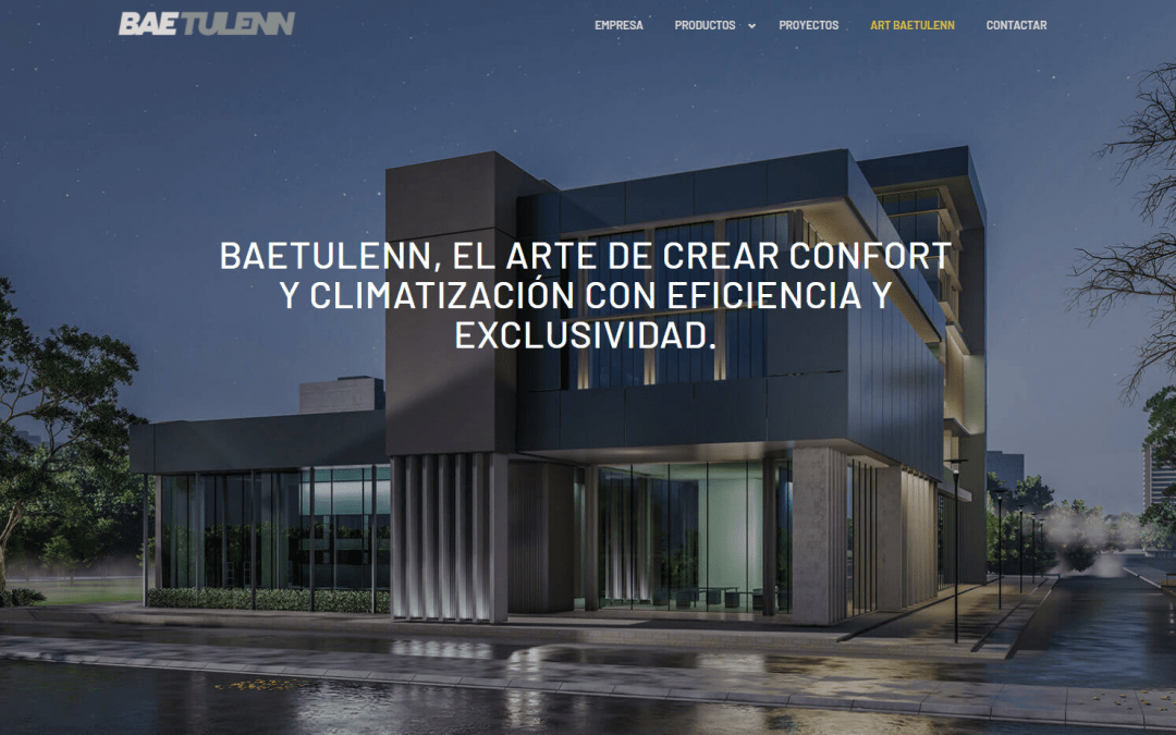 Nueva página web BAETULENN