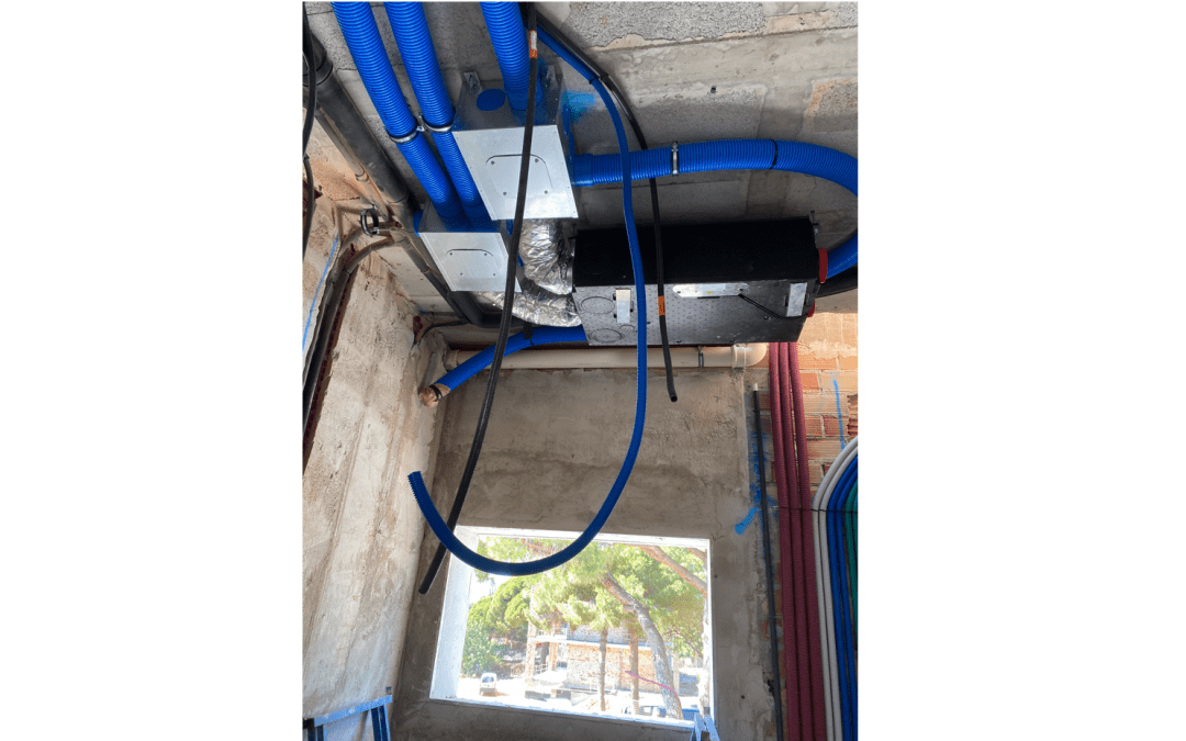 Visita de obra – Ventilación doble flujo en villa de lujo