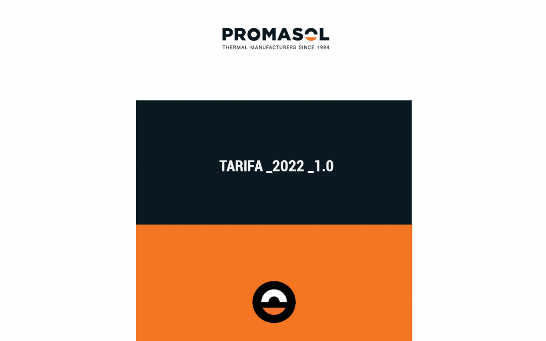 Nueva tarifa PROMASOL Junio 2022